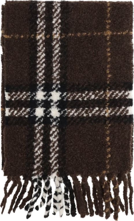 Burberry Brown Alpaca Vicugna Pacos Scarf