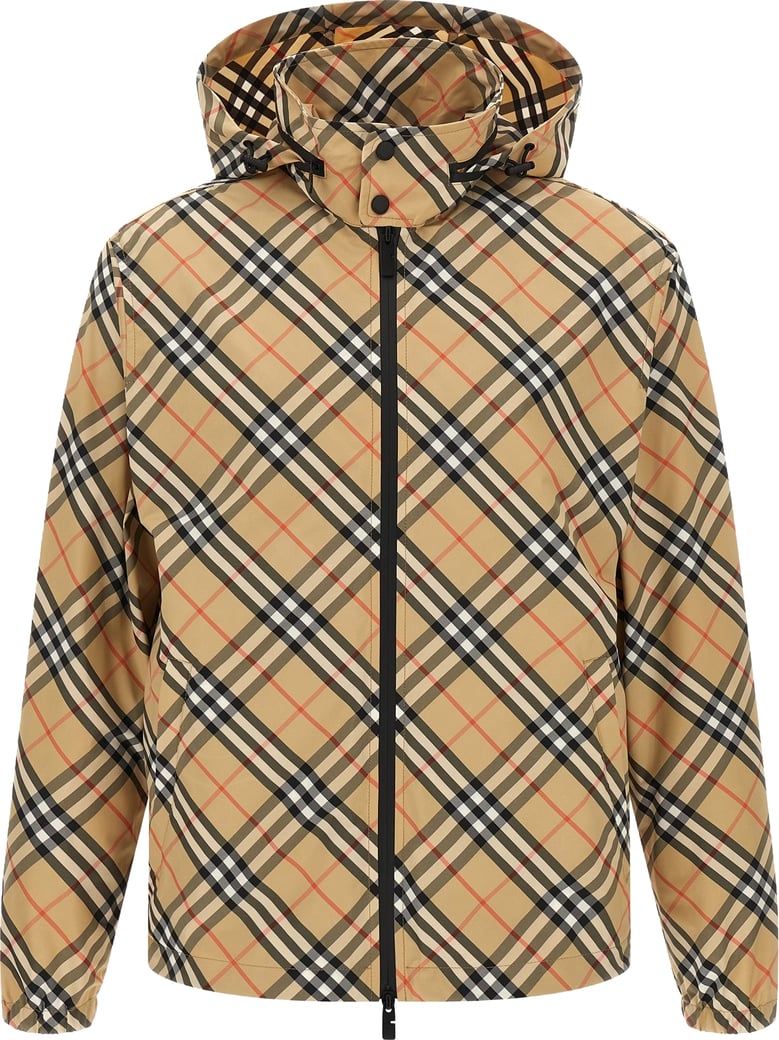 Burberry Beige Polyester Shell Jacket