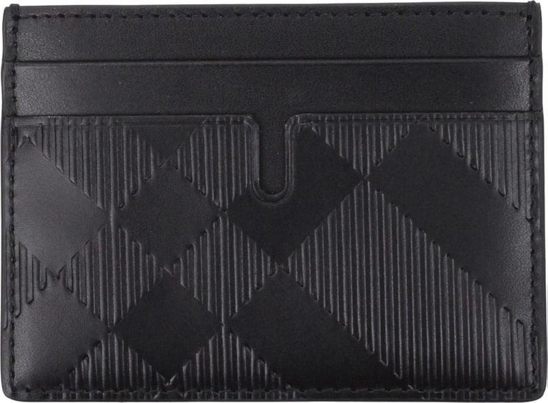 Burberry Black Leather Cardholder