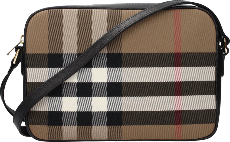 Burberry Beige Fabric Crossbody Bag