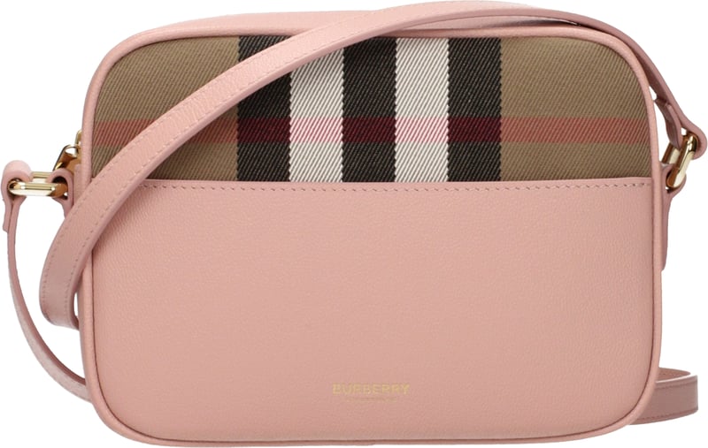 Burberry Pink Leather Crossbody Bag