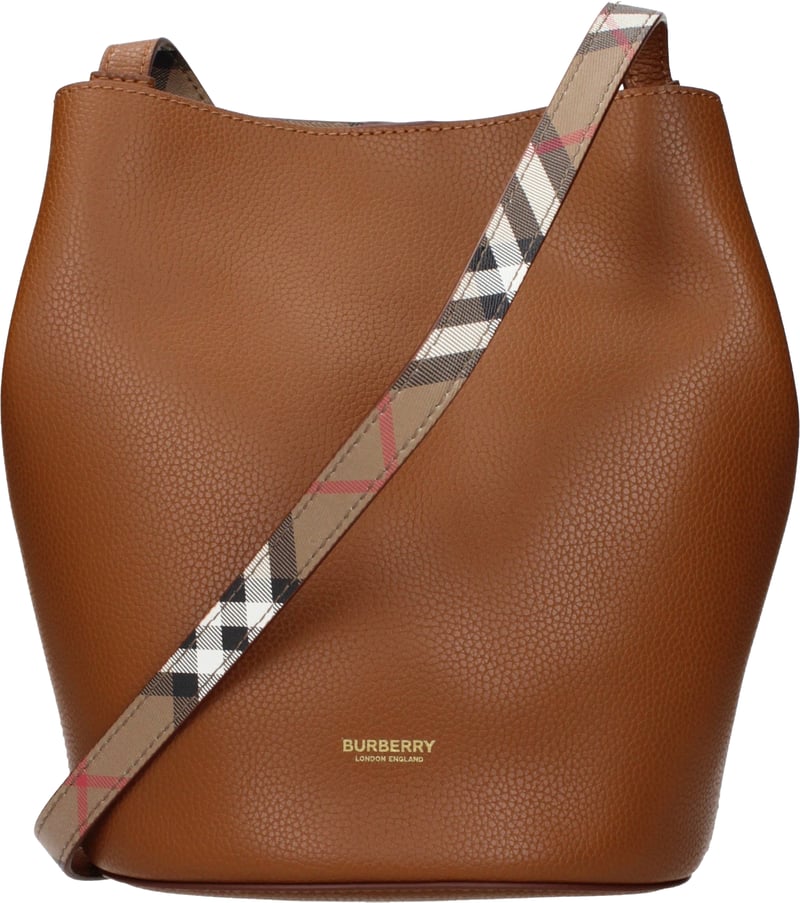 Burberry Brown Leather Crossbody Bag