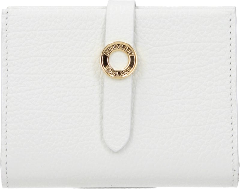 Burberry White Leather Wallet