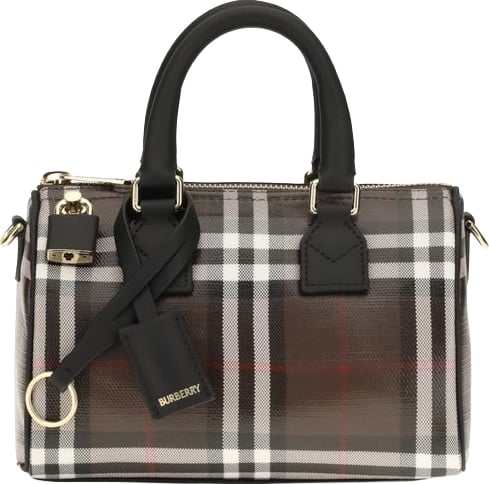 Burberry Brown Cotton Handbag