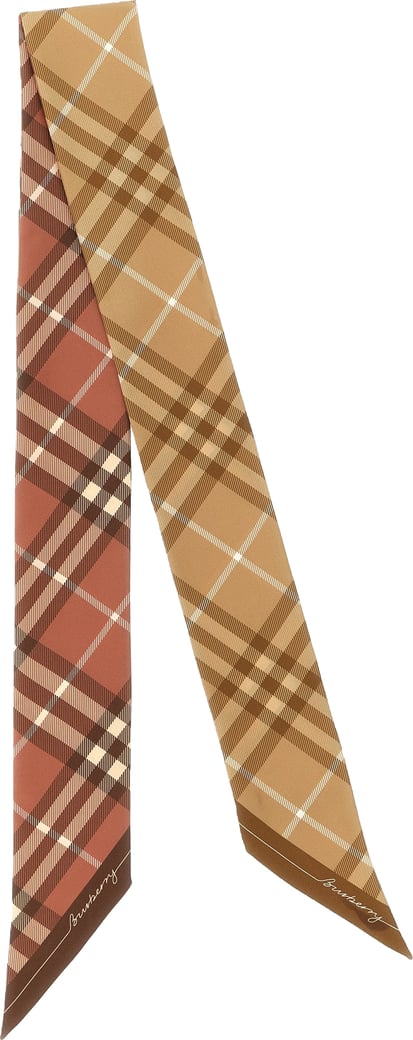 Burberry Multicolor Satin Foulard