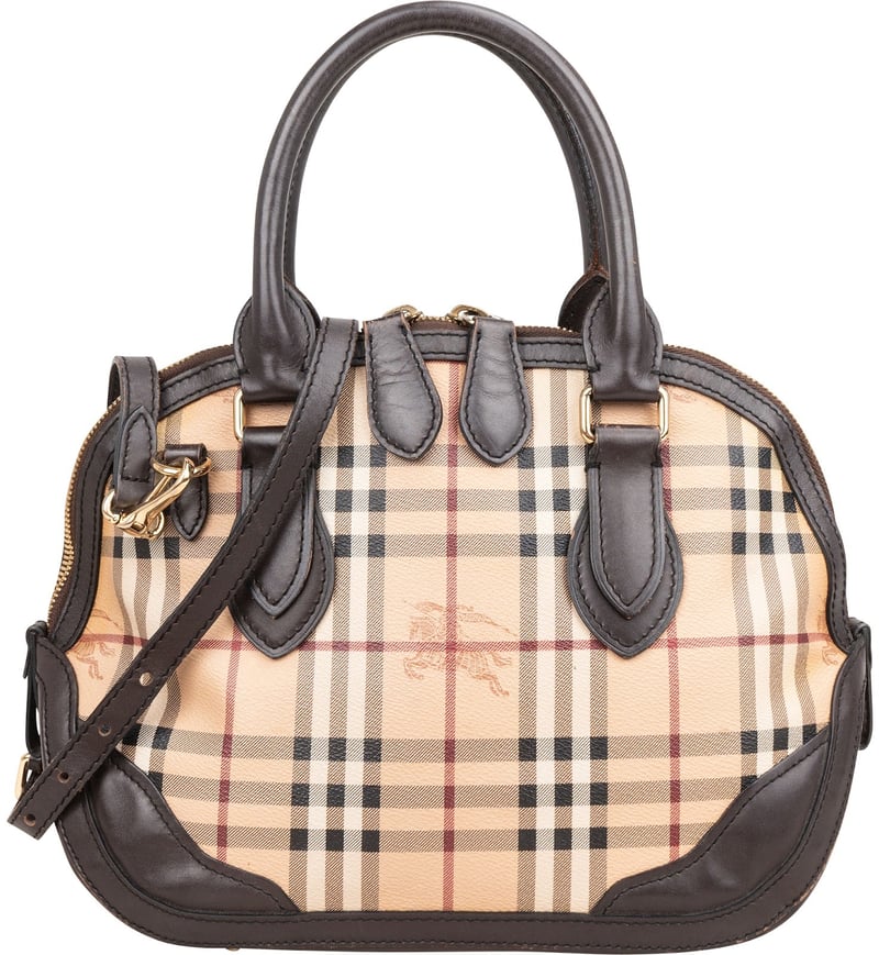 Burberry Haymarket Check Orchard Handbag