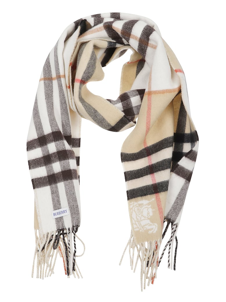 Multicolor Cashmere Double-Face Scarf