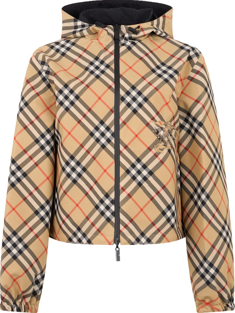 Hooded Jacket in Plaid