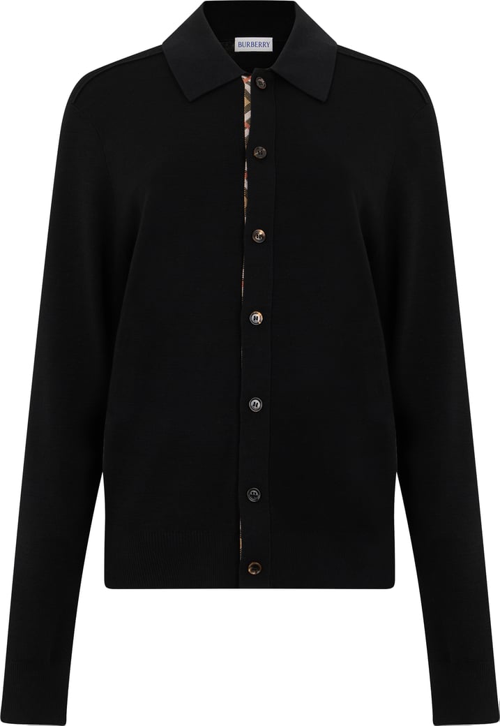 Long sleeve polo with buttons