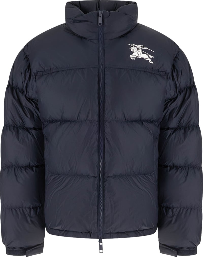 Burberry Navy blue nylon down jacket
