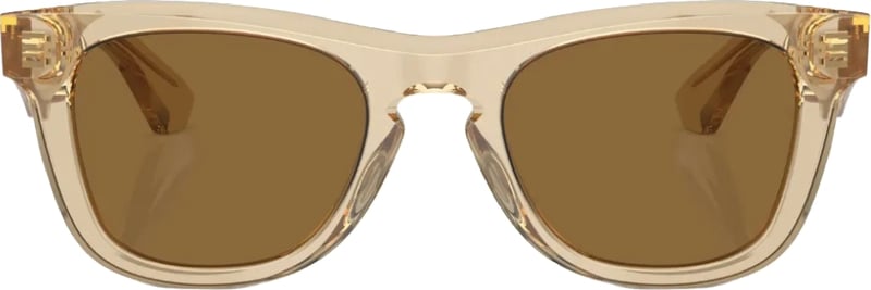 Burberry Eyewear transparent-design square-frame beige sunglasses