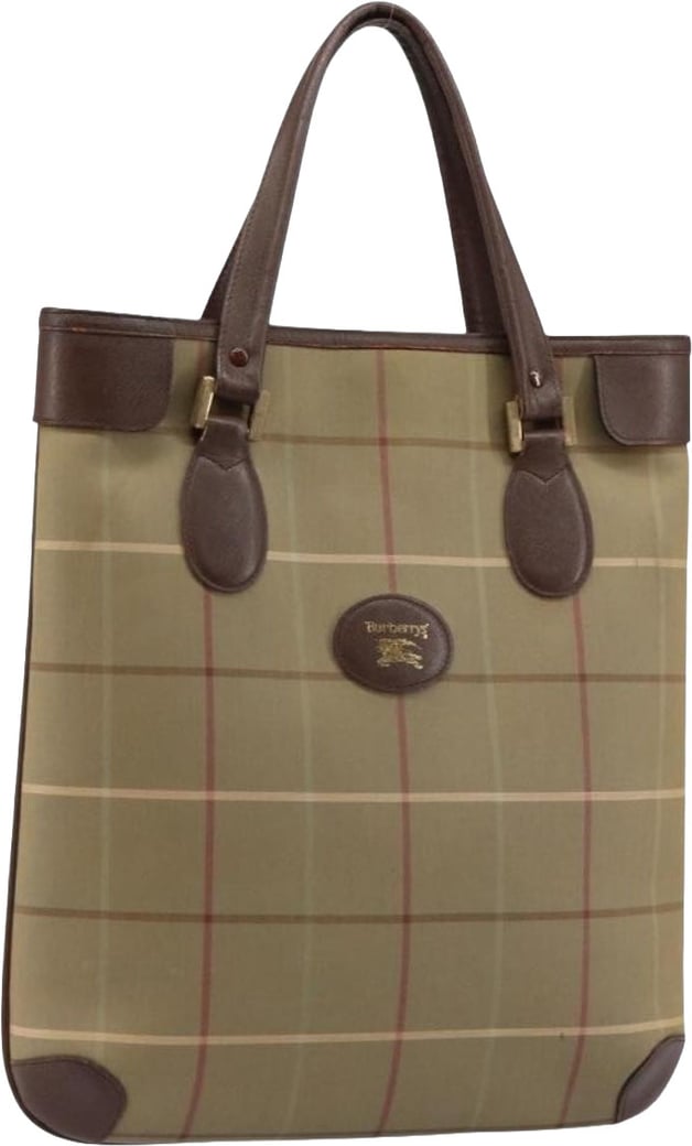 Burberry Nova Check Tote canvas check pattern Small