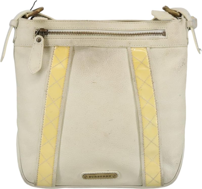 Burberry Vintage Vintage Check Coated Canvas Small