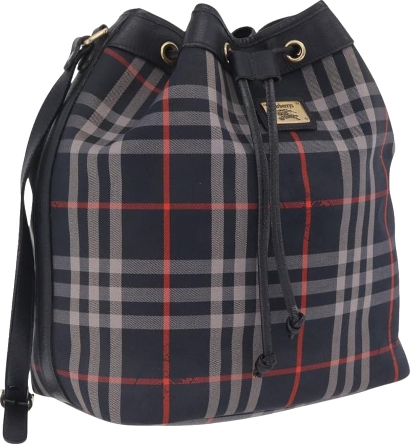 Burberry Nova Check Shoulder Bag Canvas