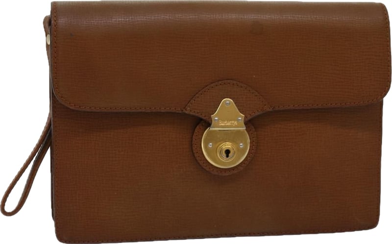 Burberry Vintage Vintage Check Coated Canvas Small