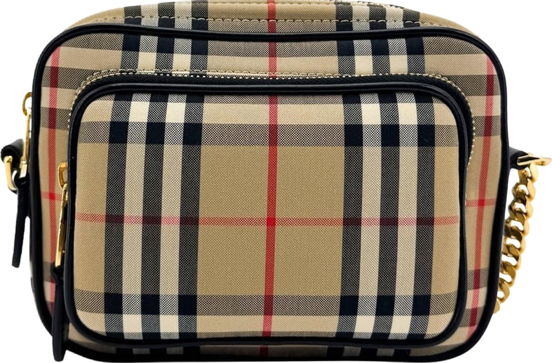 Burberry Camera Horseferry Print Coated Canvas Mini