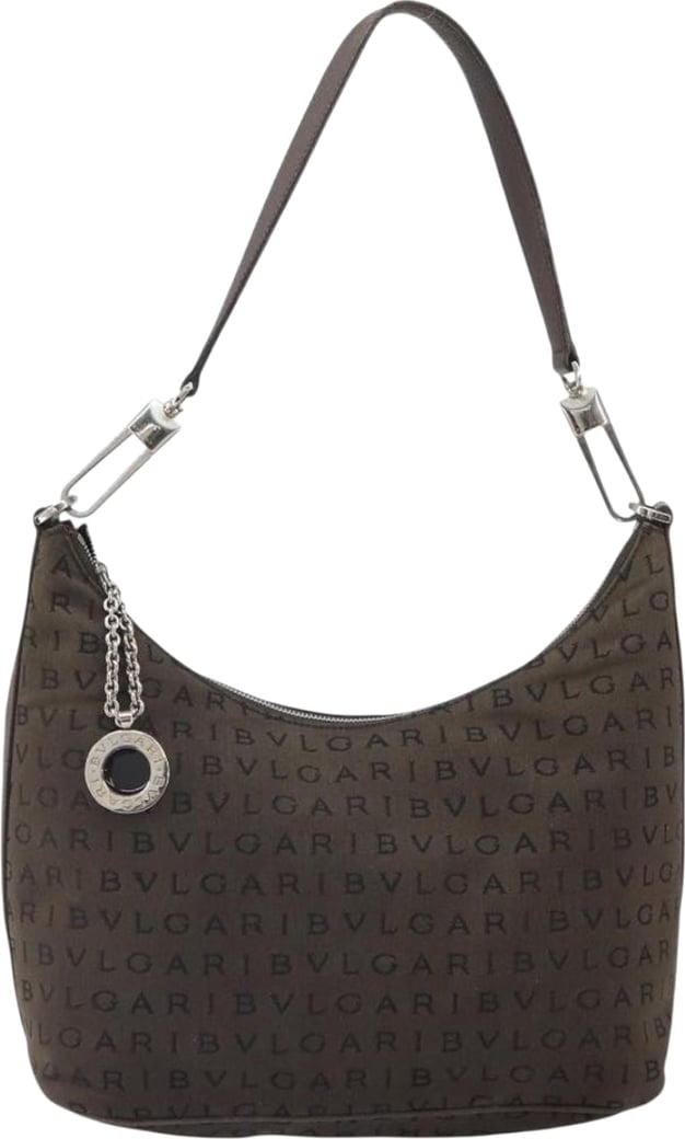 Bvlgari Logomania Canvas with Leather