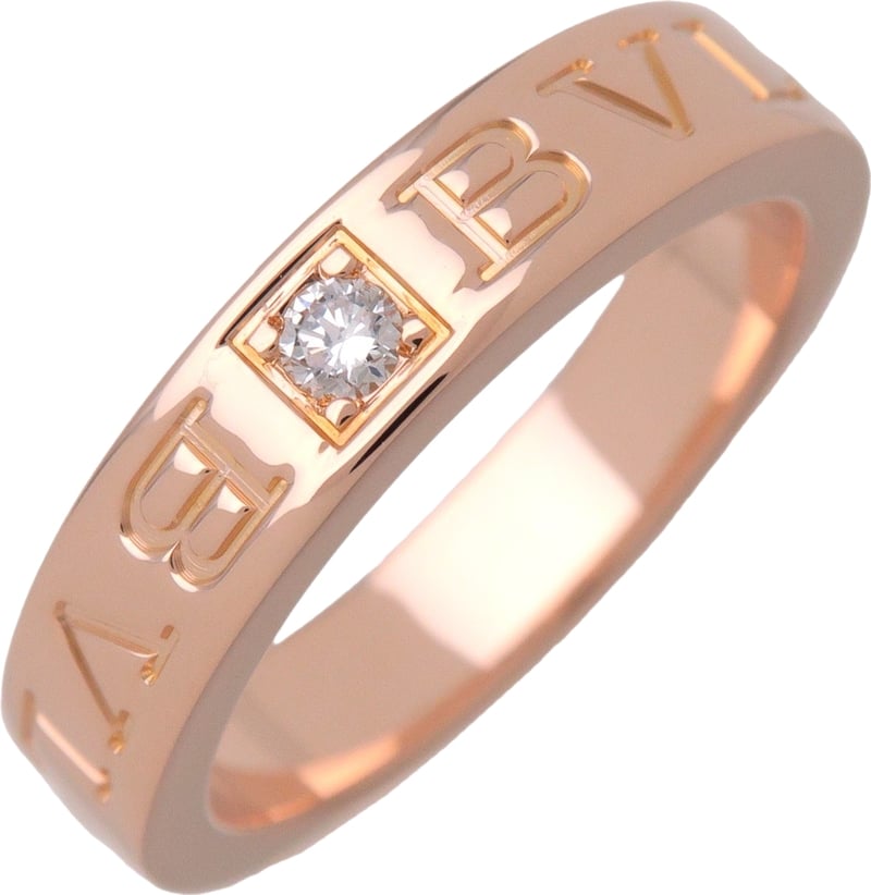 Bvlgari Bvlgari Bvlgari Band 18K Rose Gold with Diamond