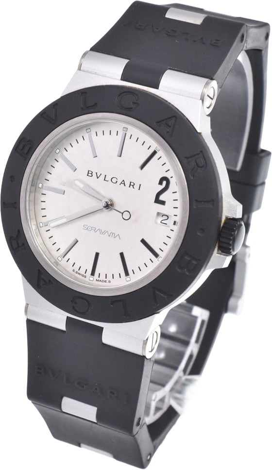 Bvlgari Aluminum Chronograph Automatic Aluminum with Titanium and Rubber 40