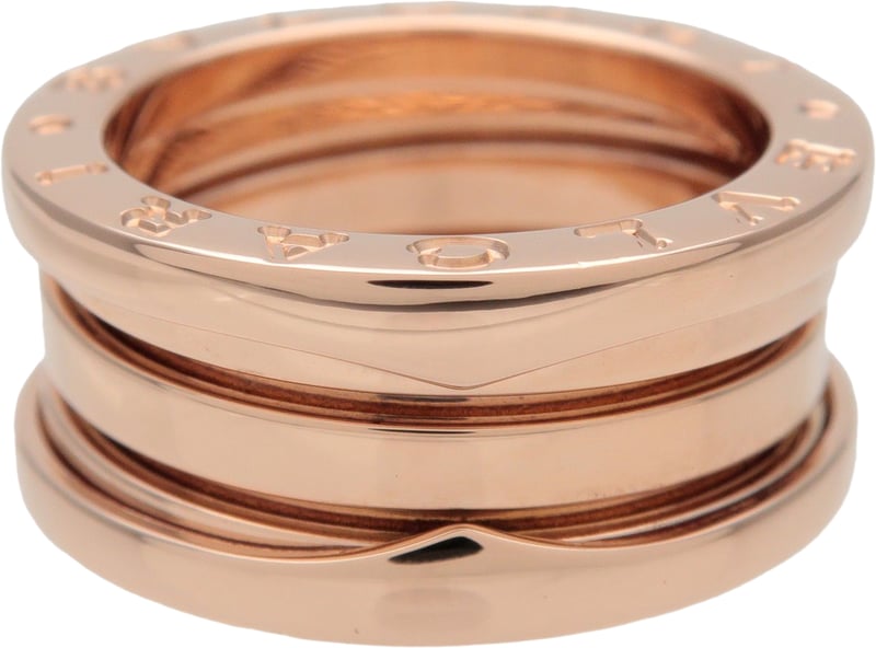 Bvlgari B.Zero1 Three Band 18K Rose Gold
