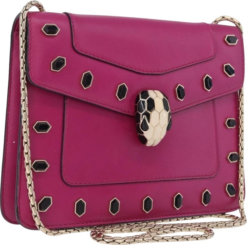 Bvlgari Serpenti Forever Embellished Leather Small