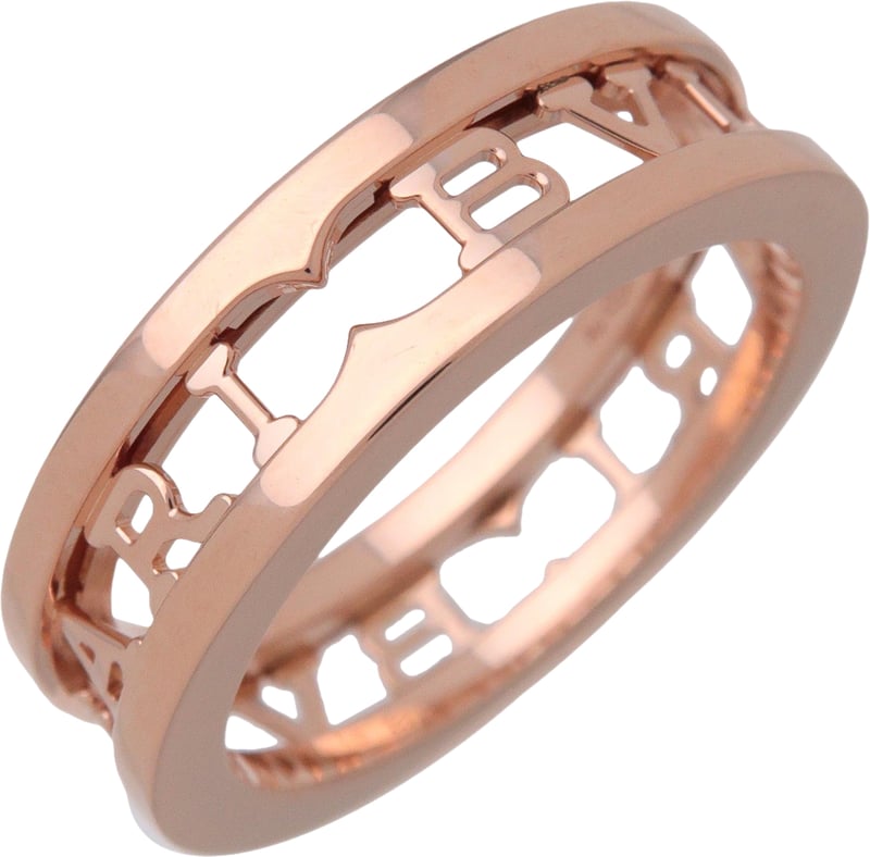 Bvlgari B.Zero1 Logo Openwork 18K Rose Gold