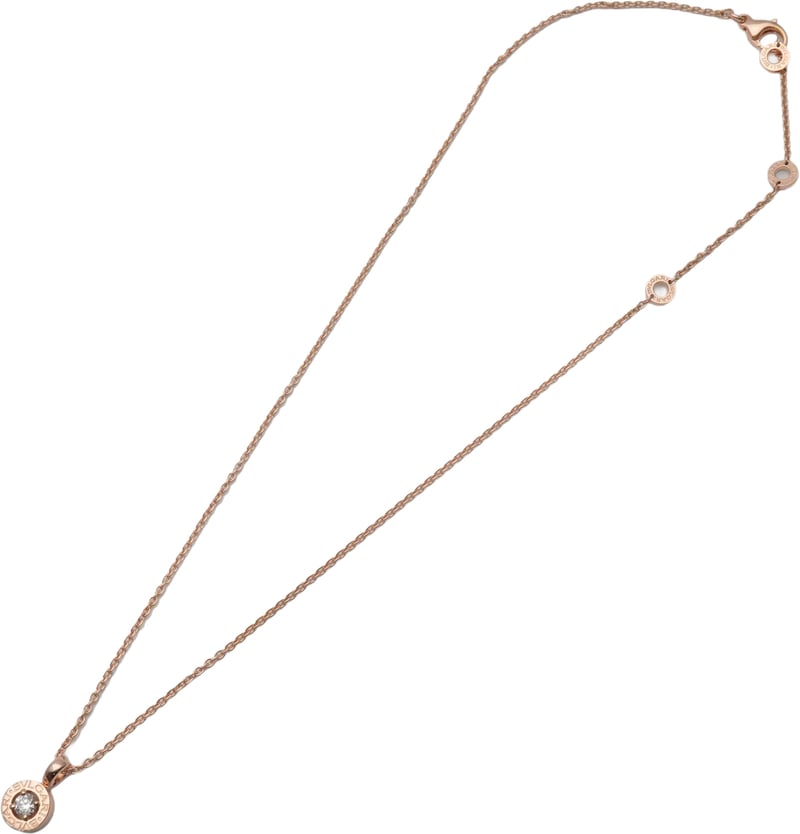 Bvlgari Bvlgari Bvlgari Solitaire Pendant 18K White Gold with Diamond