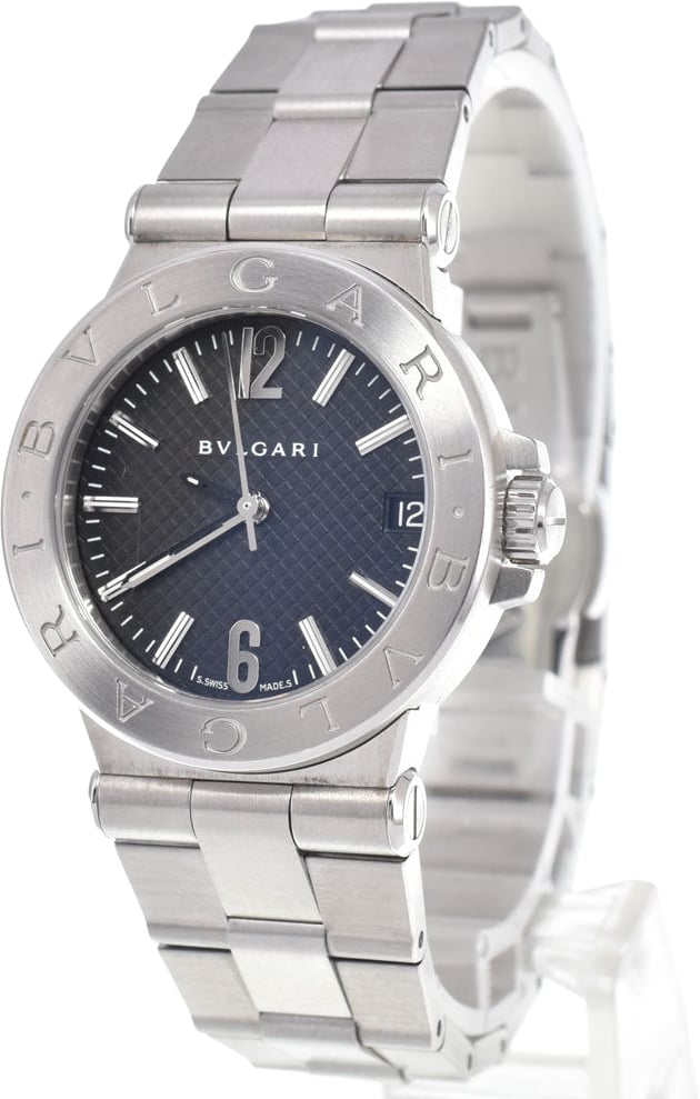 Bvlgari Diagono Quartz Stainless Steel 30