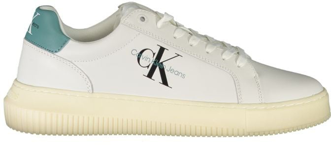 Calvin Klein White Leather Men's Sneaker
