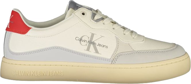 Calvin Klein White Polyurethane Men Sneaker