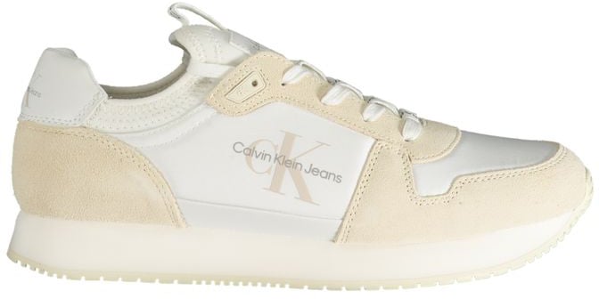 Calvin Klein White Polyester Men Sneaker