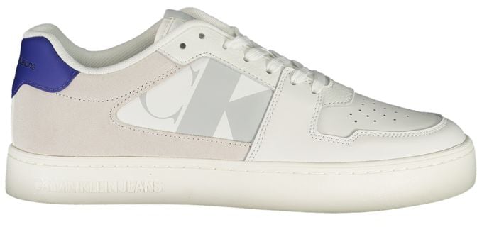 Calvin Klein White Polyurethane Men's Sneaker