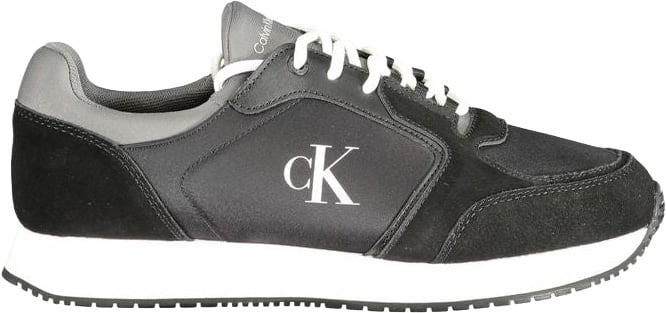 Calvin Klein Black Polyurethane Men Sneaker
