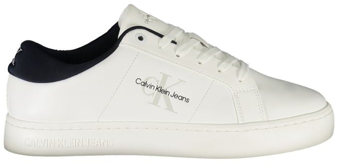 Calvin Klein Bianco Polyurethane Men Sneaker