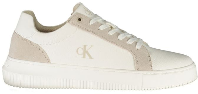 Calvin Klein White Polyurethane Men's Sneaker