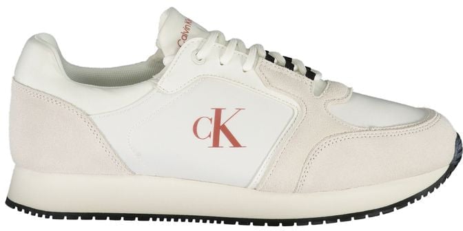 Calvin Klein White Polyurethane Men Sneaker