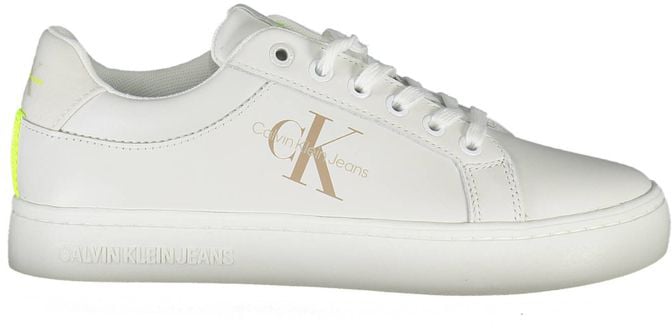 Calvin Klein Bianco Leather Women Sneaker