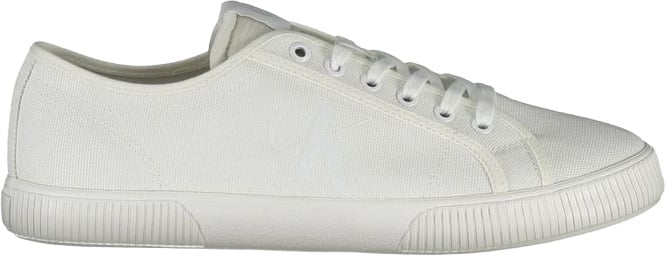 Calvin Klein White Cotton Men's Sneaker