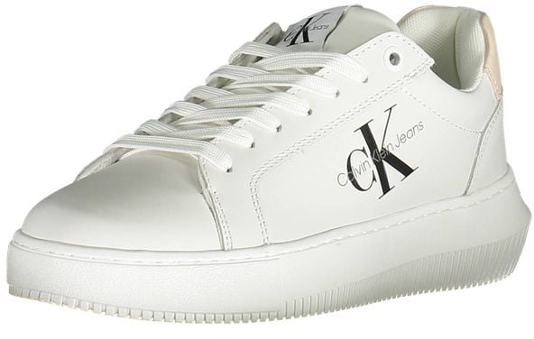 Calvin Klein White Leather Women Sneaker