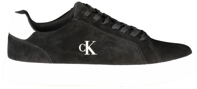 Calvin Klein Black Leather Men's Sneaker