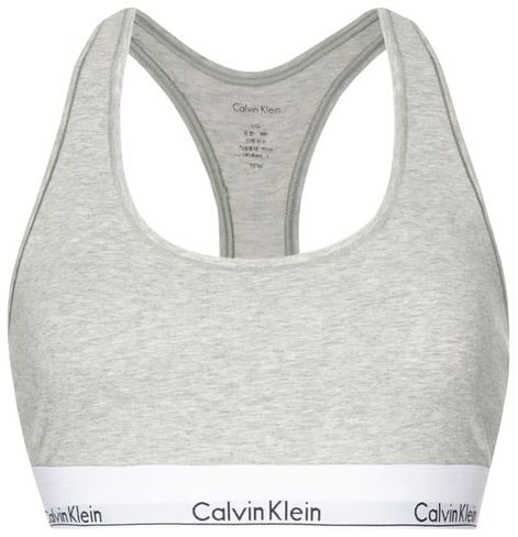 Calvin Klein Underwear Gray Cotton Bra
