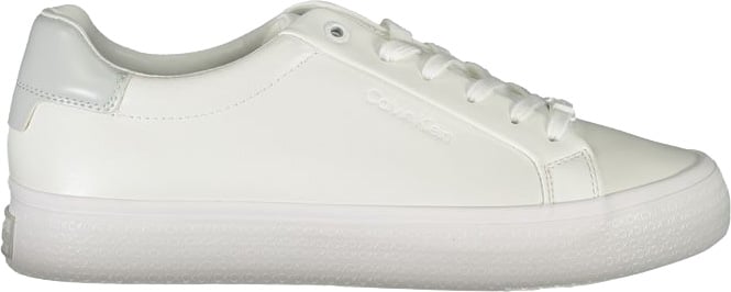 Calvin Klein Bianco Pelle Women Sneaker