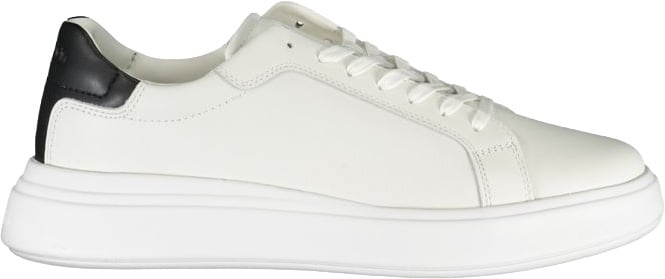 Calvin Klein Sleek White Sneakers with Contrast Accents
