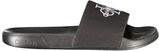 Calvin Klein Nero Polyurethane Women Ciabatta