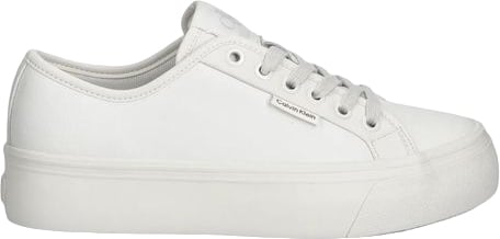 Calvin Klein Jeans White Leather Sneakers
