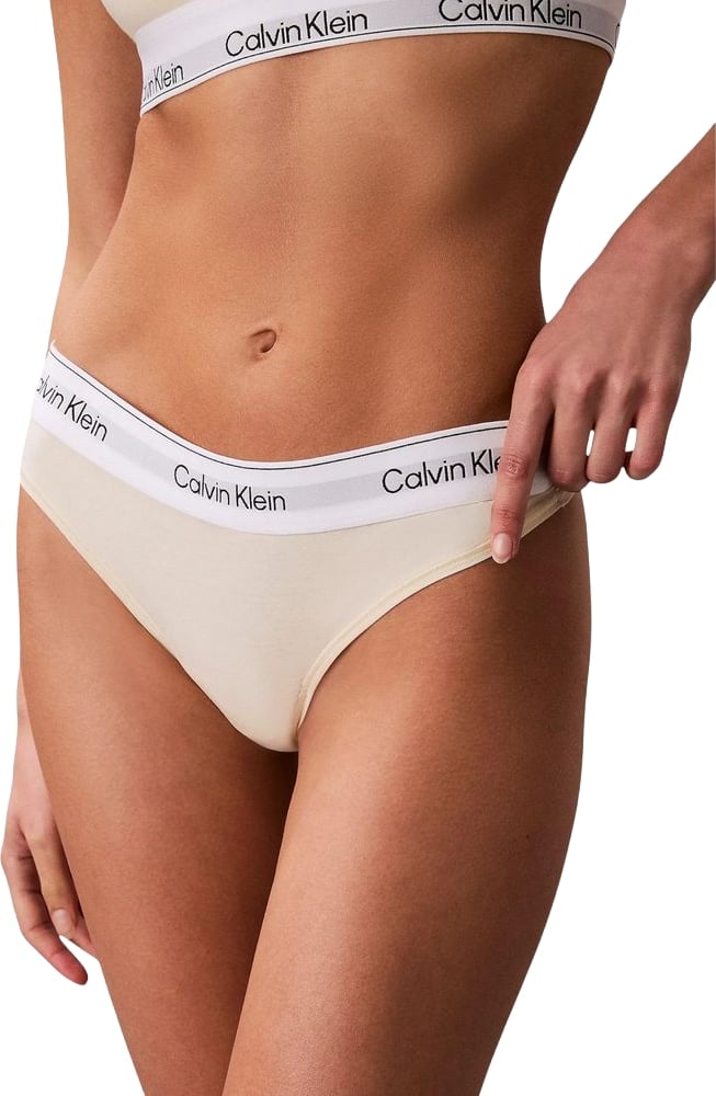 Calvin Klein Underwear Beige Cotton Pantie
