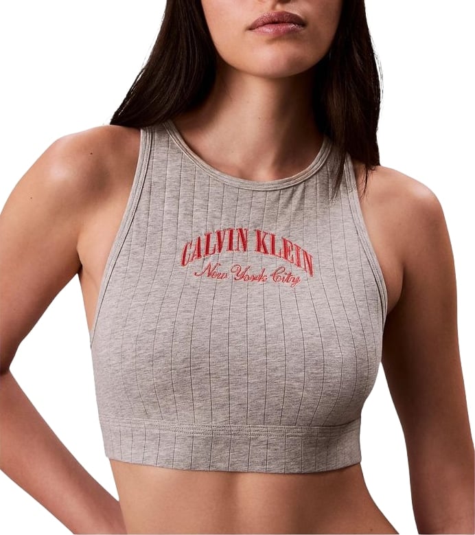 Calvin Klein Underwear Gray Cotton Bra