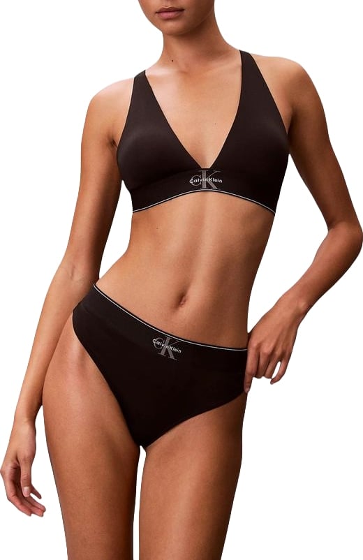 Calvin Klein Underwear Black Recycled Polyester Pantie