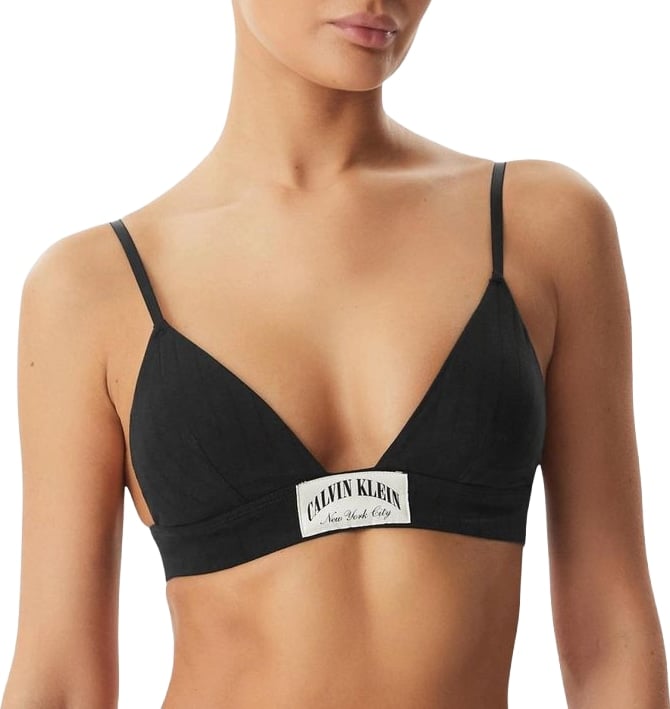 Calvin Klein Underwear Black Cotton Bra