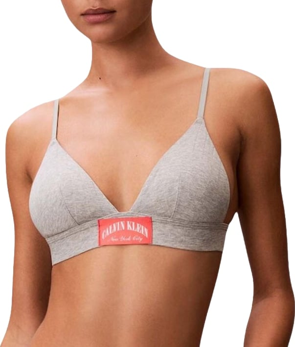 Calvin Klein Underwear Gray Cotton Bra